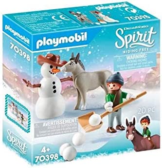 PLAYMOBIL SPIRIT MUNECO DE NIEVE CON TRASQUI  70398 - - Lovekiss Ecuador