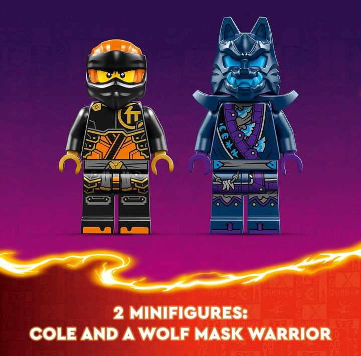 LEGO 71806 NINJAGO Cole's Elemental Earth Mech Mini Ninja