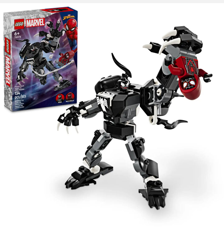 LEGO Marvel Venom Mech Armor vs. Miles Morales (76276)