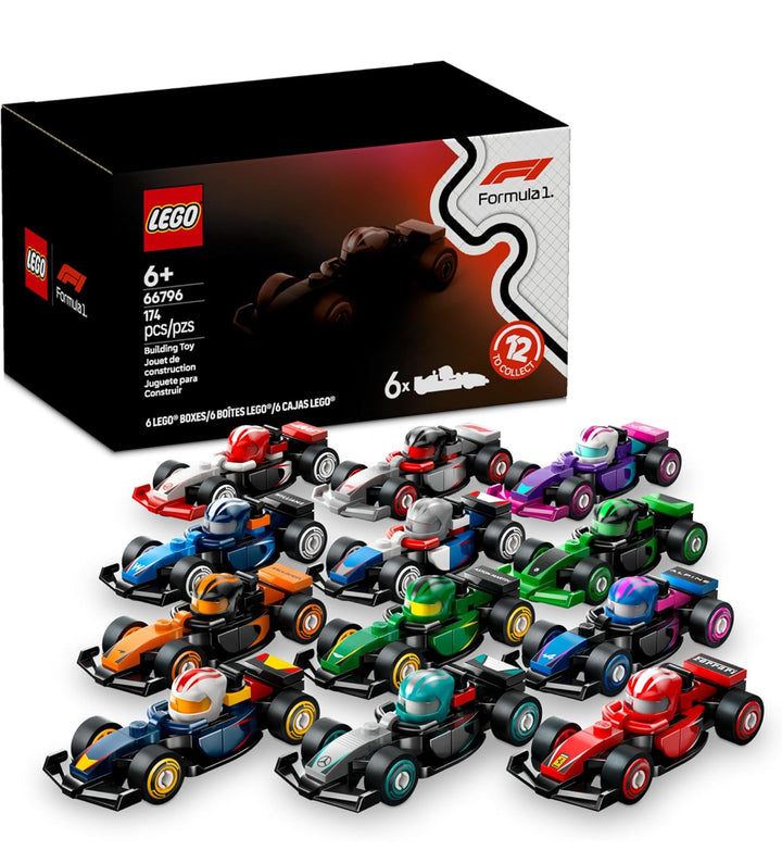 LEGO 66796 autos de carreras coleccionables F1