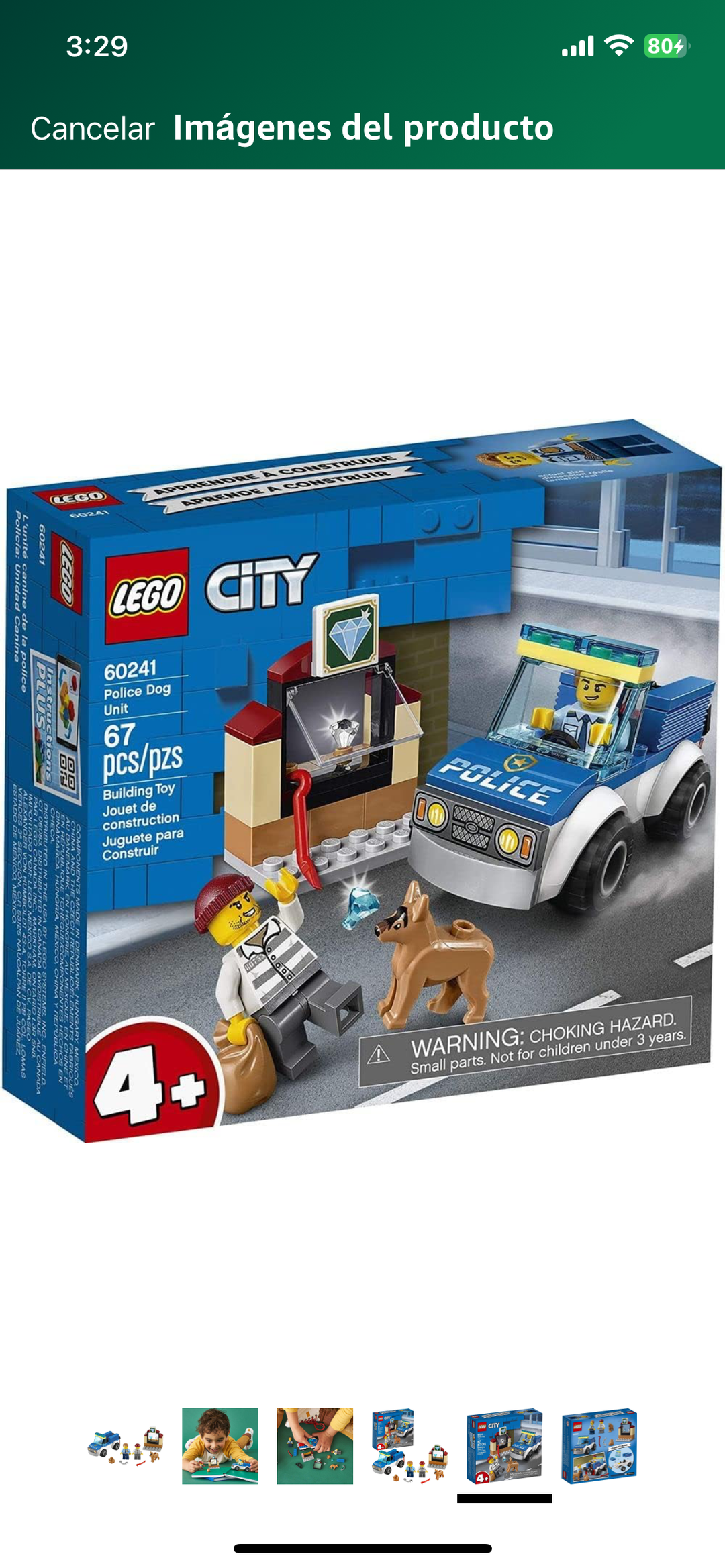 LEGO City Police Dog Unit 60241