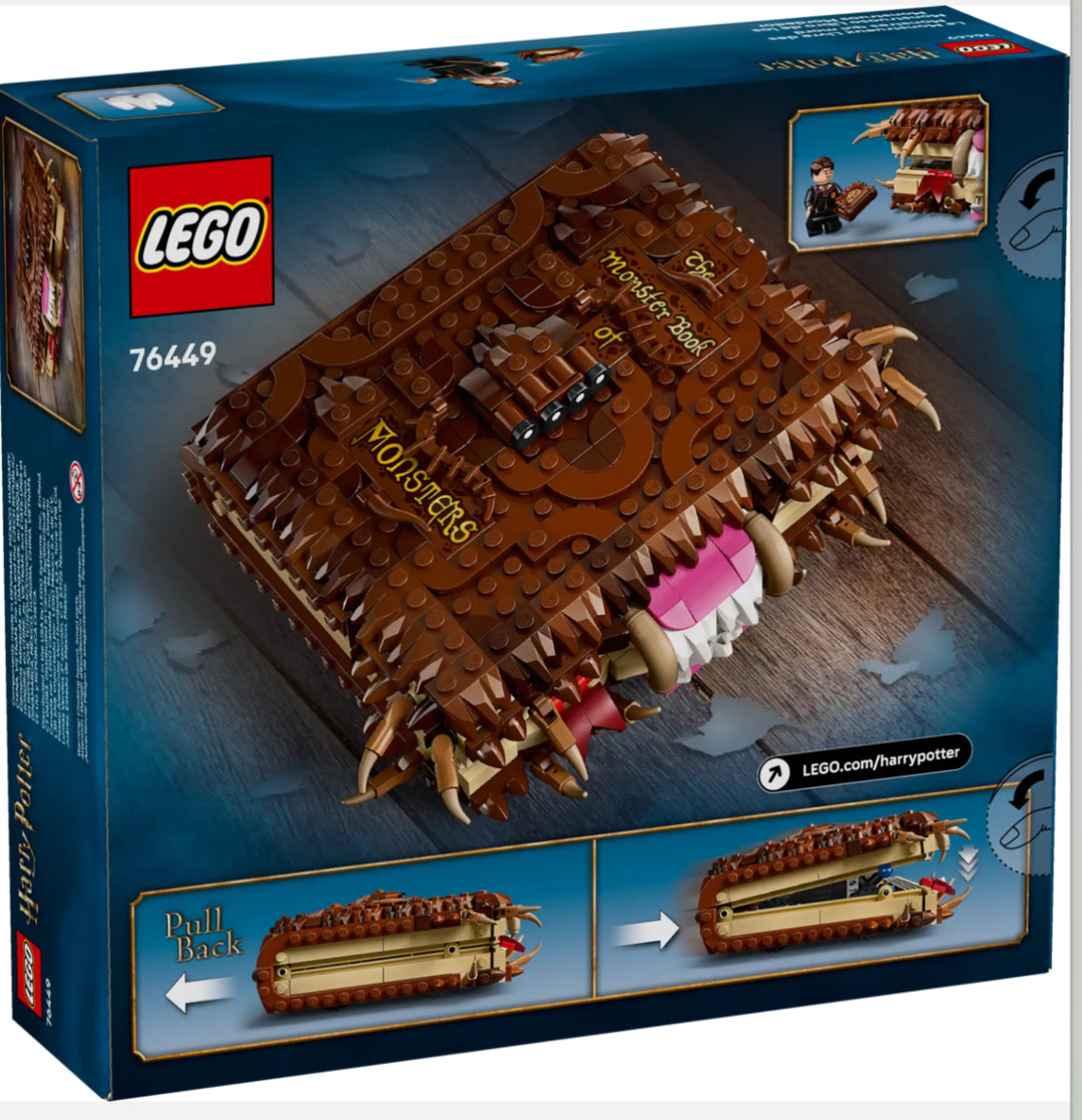 LEGO 76449 Harry Potter  libro de monstruos mordedores de monstruos - Lovekiss Ecuador