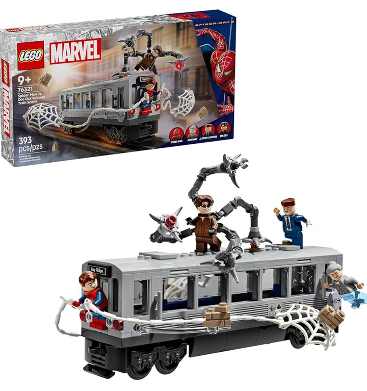 LEGO 76321 Marvel Spider-Man vs. Doc Ock Subway Train Scene