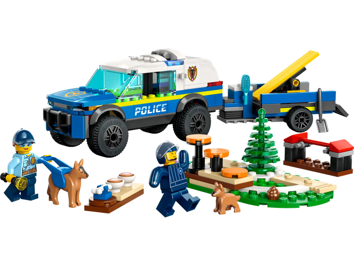 LEGO City Mobile 60369 - Coche de juguete para perros policía con remolque - Lovekiss Ecuador