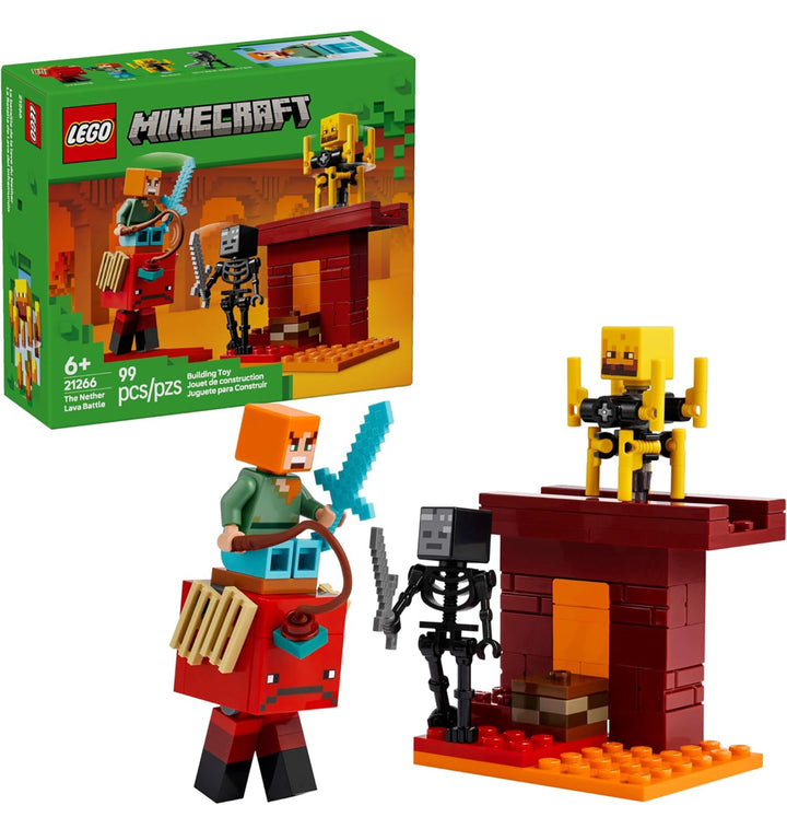 LEGO 21266 Minecraft The Nether Lava Battle