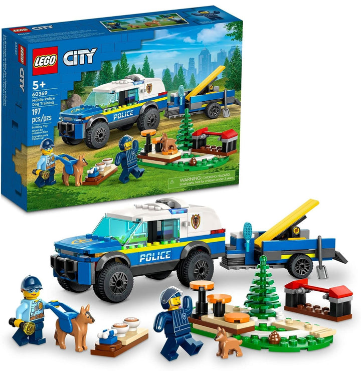 LEGO City Mobile 60369 - Coche de juguete para perros policía con remolque - Lovekiss Ecuador