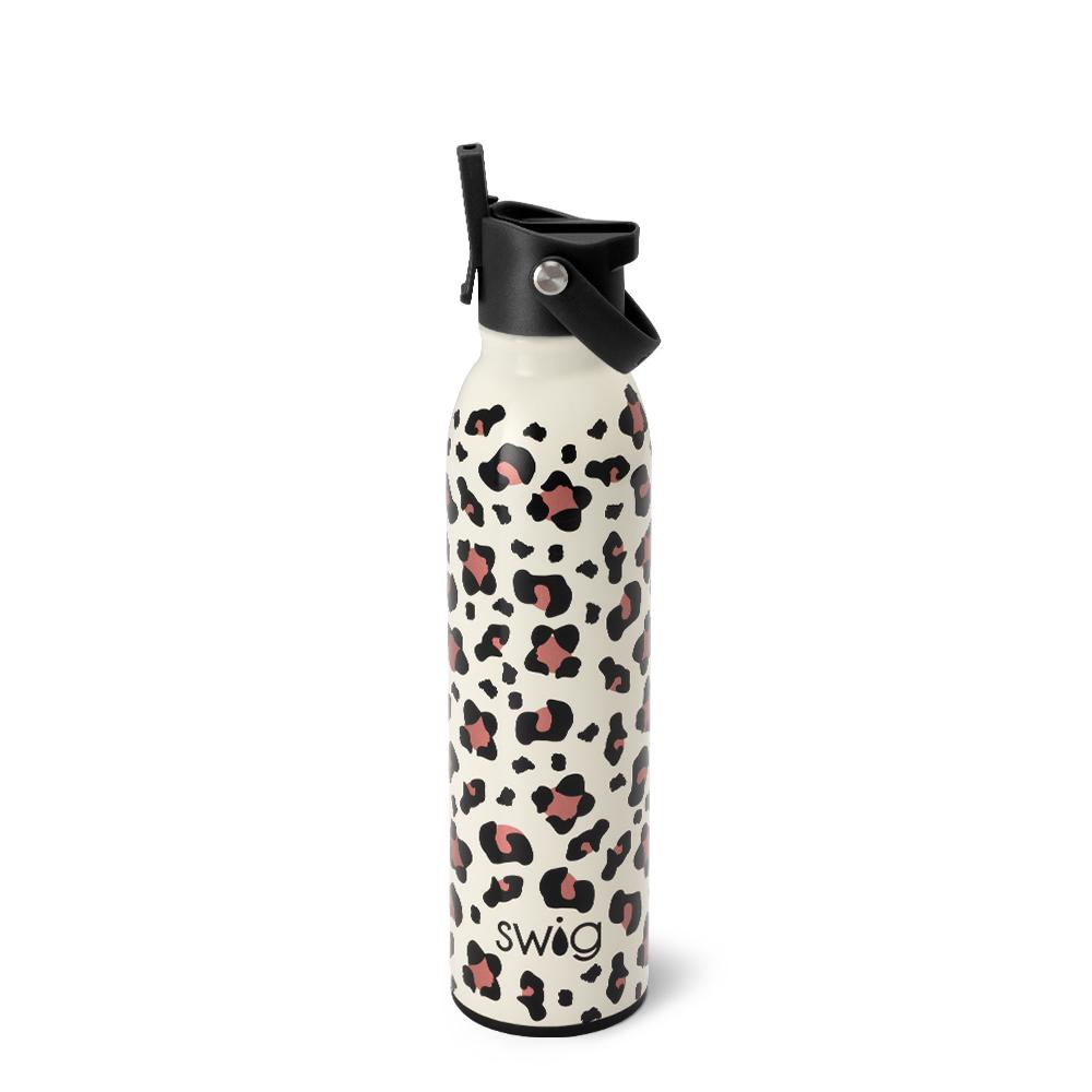 Luxy Leopard Flip + Sip Water Bottle (20oz) - Lovekiss Ecuador