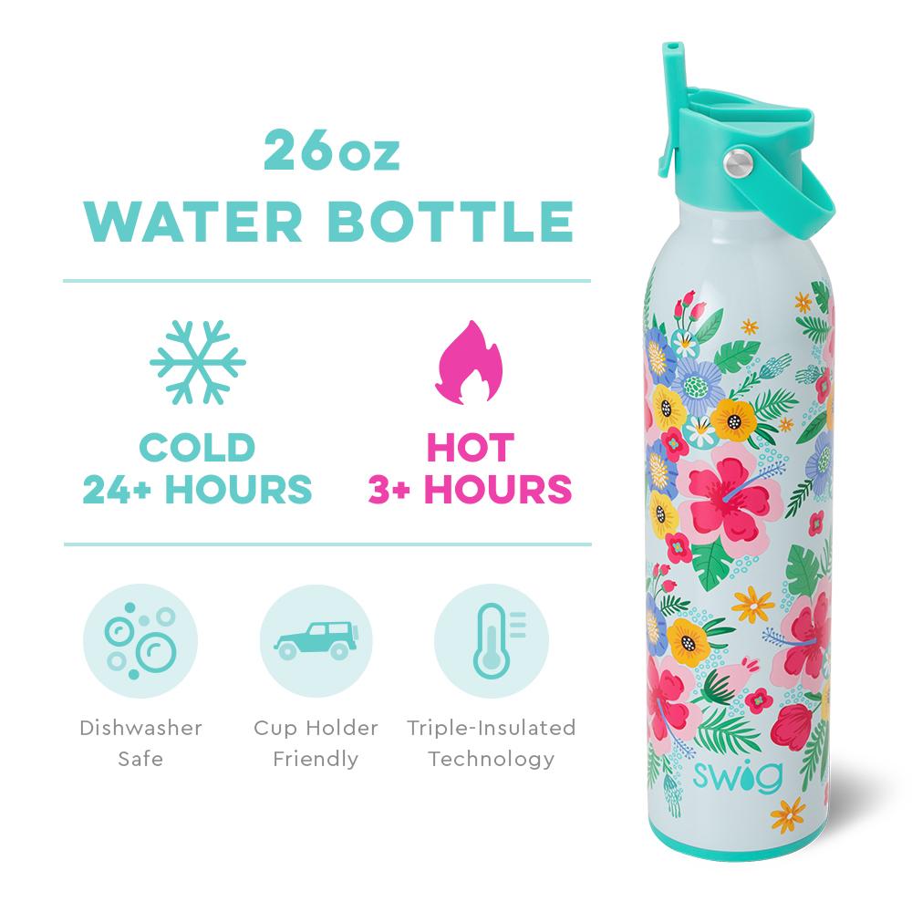 Island Bloom Flip + Sip Bottle (26oz) - Lovekiss Ecuador