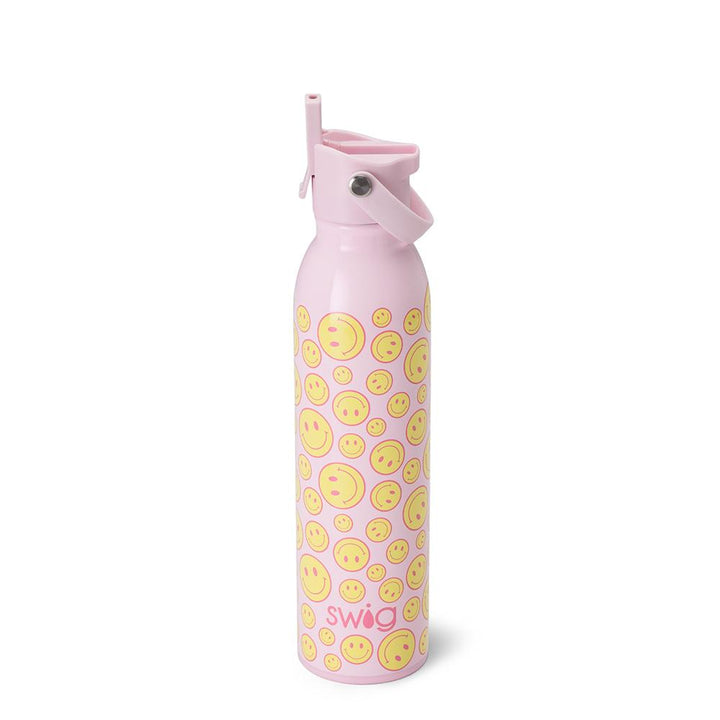 Oh Happy Day Flip + Sip Water Bottle (20oz) - Lovekiss Ecuador