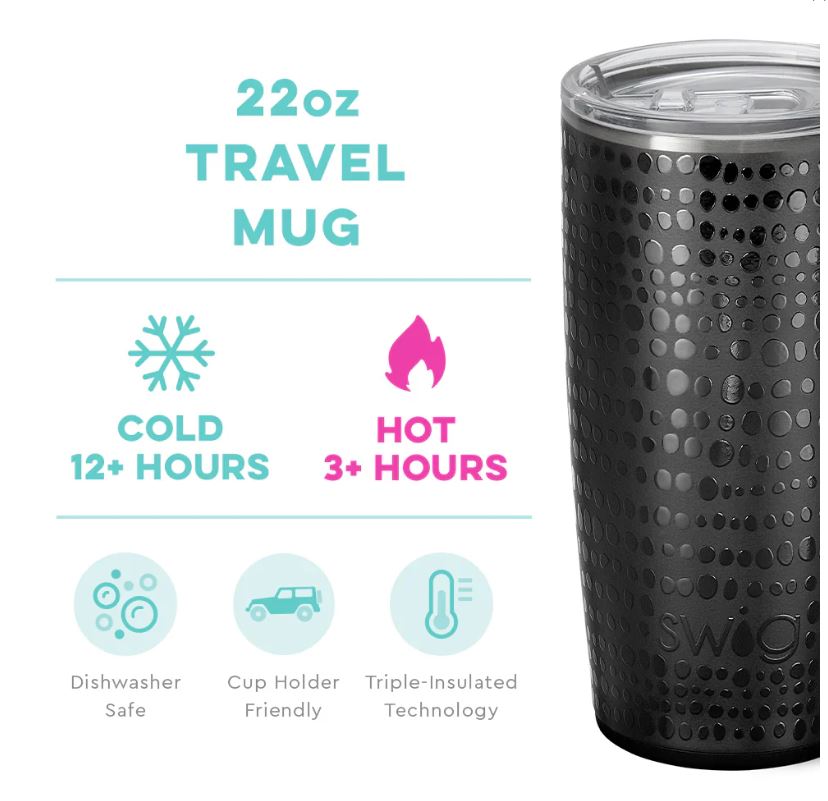 Glamazon Onyx Travel Mug (22oz) - Lovekiss Ecuador