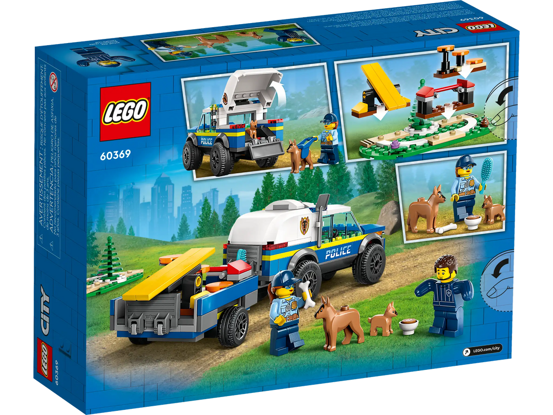 LEGO City Mobile 60369 - Coche de juguete para perros policía con remolque - Lovekiss Ecuador