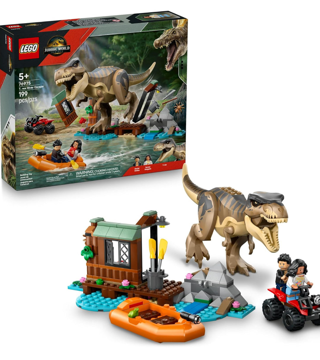 LEGO 76975 Jurassic World T. rex River Escape