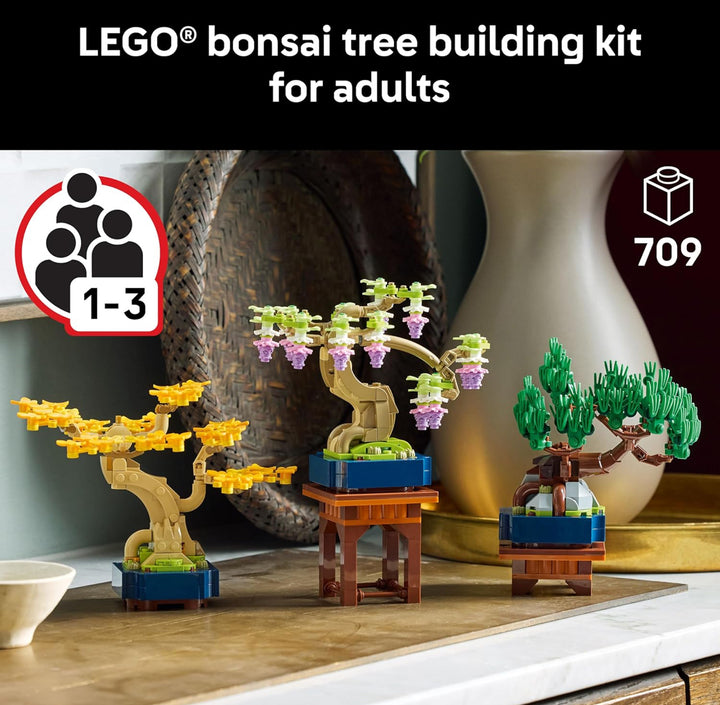 LEGO Botanicals - Juego de construcción de mini árboles bonsái