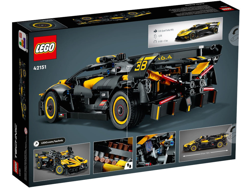 LEGO Technic Bugatti Bolide Racing Car Building Set 42151