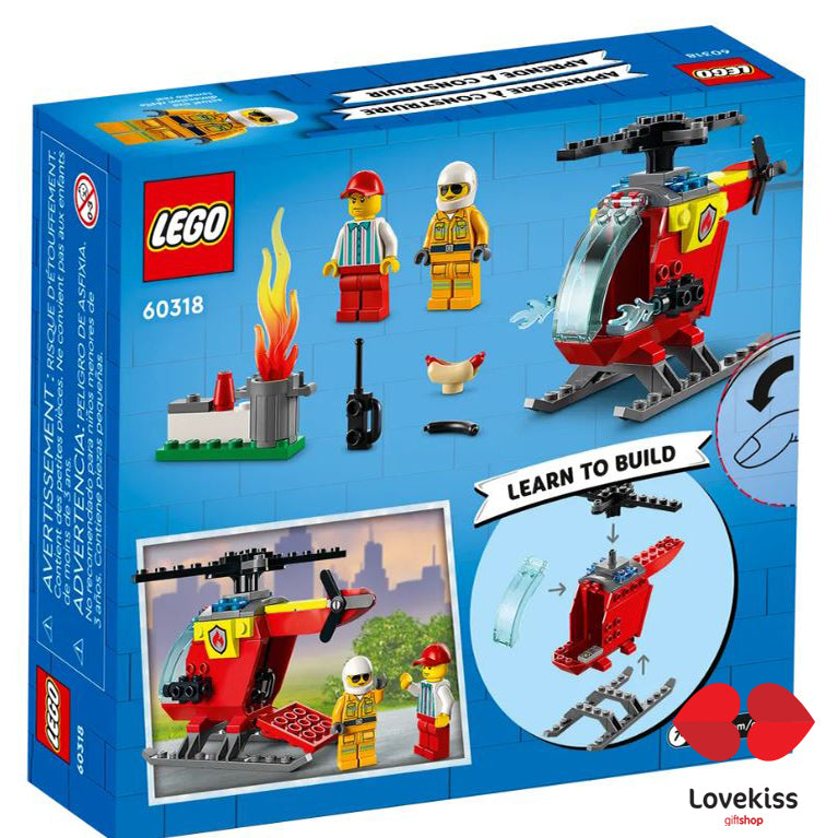 LEGO® 60318 City helicóptero bombero