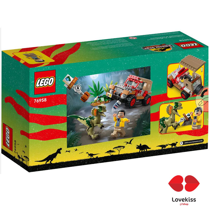 LEGO® 76958 LEGO  Jurassic Park Emboscada al Dilofosaurio