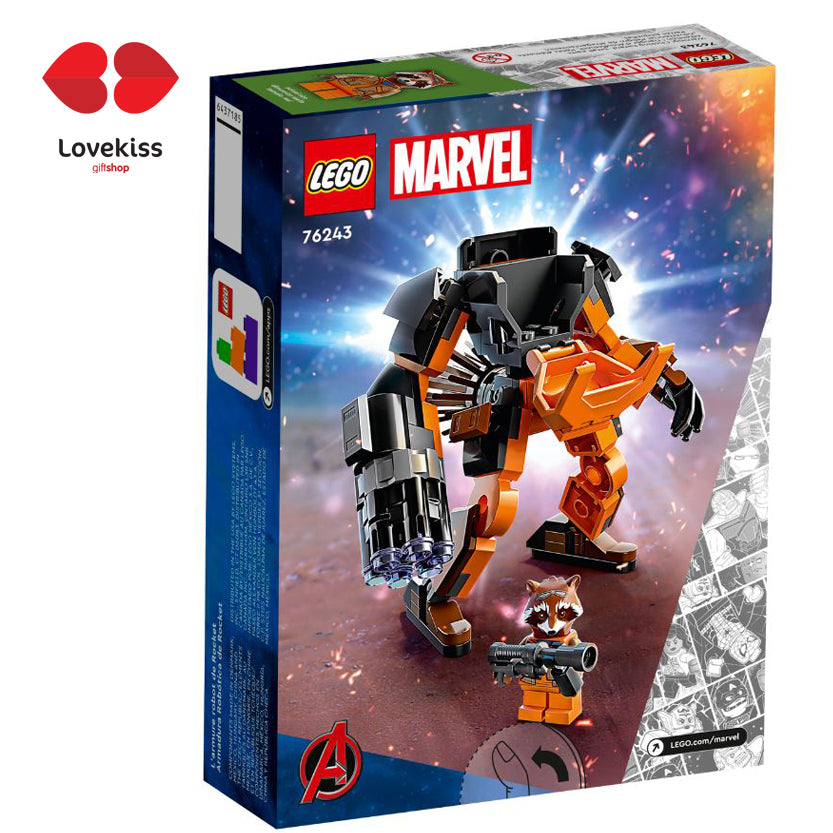 LEGO® 76243 Marvel Rocket Mech Armor Set