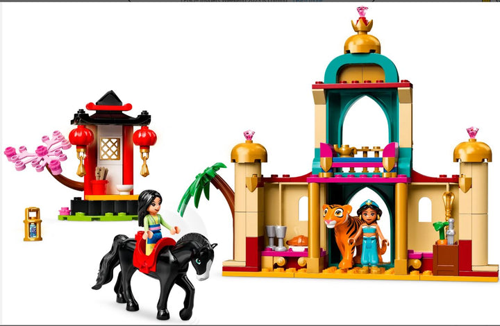 LEGO®  43208 Disney Princesa Aventura de Jasmine y Mulán