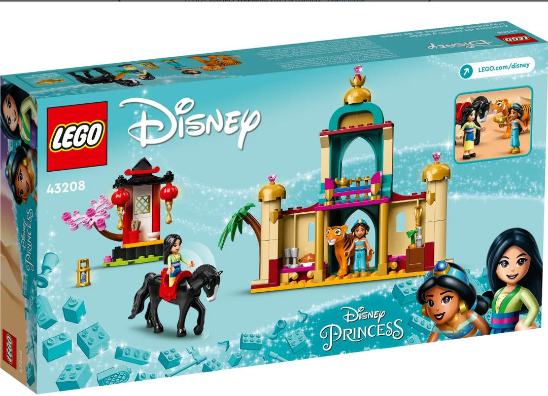 LEGO®  43208 Disney Princesa Aventura de Jasmine y Mulán