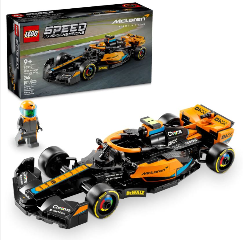 LEGO Speed Champions 2023 McLaren Formula 1 Race Car	76919