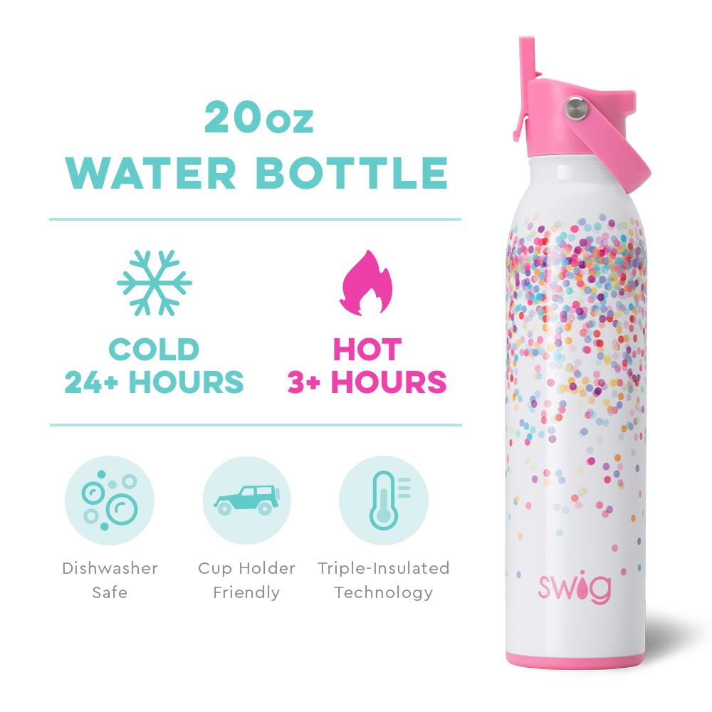 Confetti Flip + Sip Water Bottle (20oz) - Lovekiss Ecuador