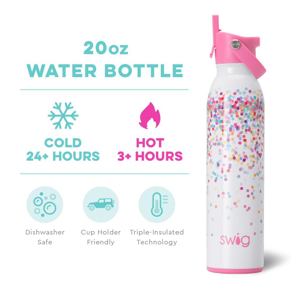 Confetti Flip + Sip Water Bottle (20oz)