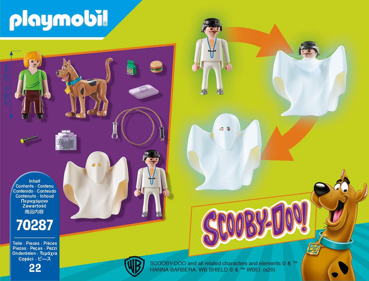 PLAYMOBIL SCOOBY-DOO! SCOOBY & SHAGGY WITH GHOST 70287 -