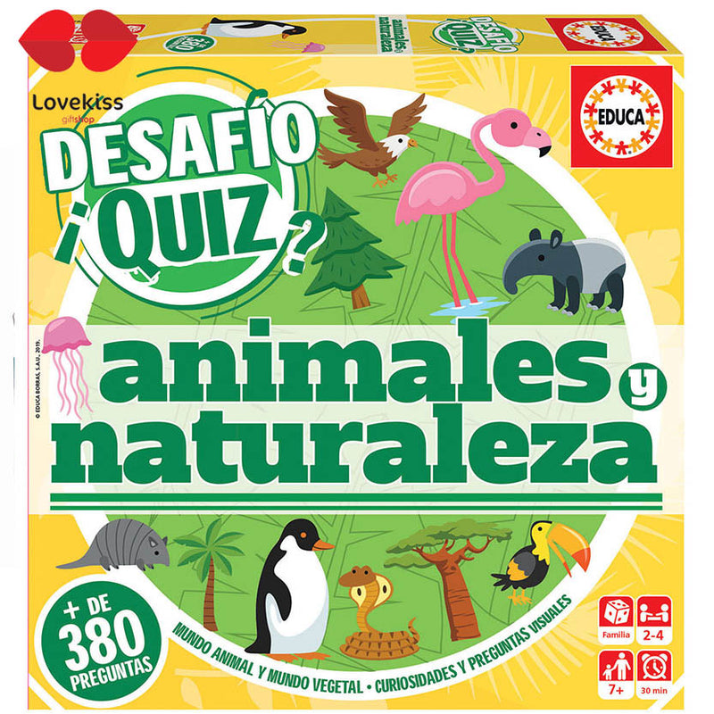 EDUCA Quiz Descubrirlos Animales (18219)