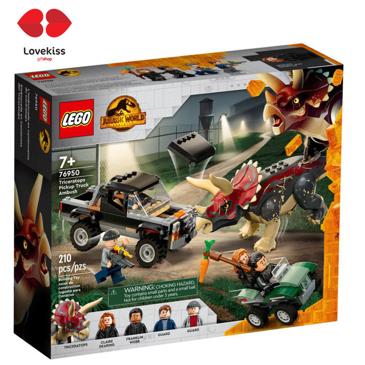 LEGO® 76950 Jurassic World Triceratops Pickup Truck Ambush