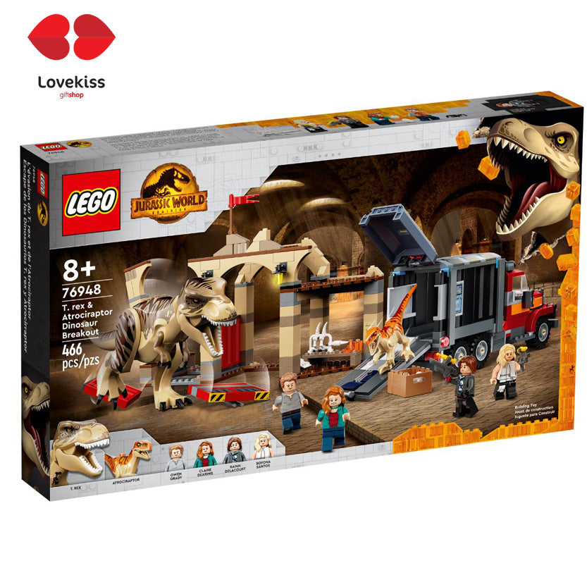 LEGO® 76948 Jurassic World T. rex & Atrociraptor