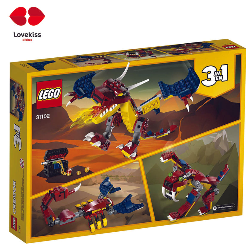 LEGO® 31102 Dragón Creator Llameante