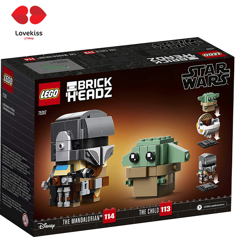 LEGO® 75317 Star Wars™ BrickHeadz Star Wars The Mandalorian & The Child