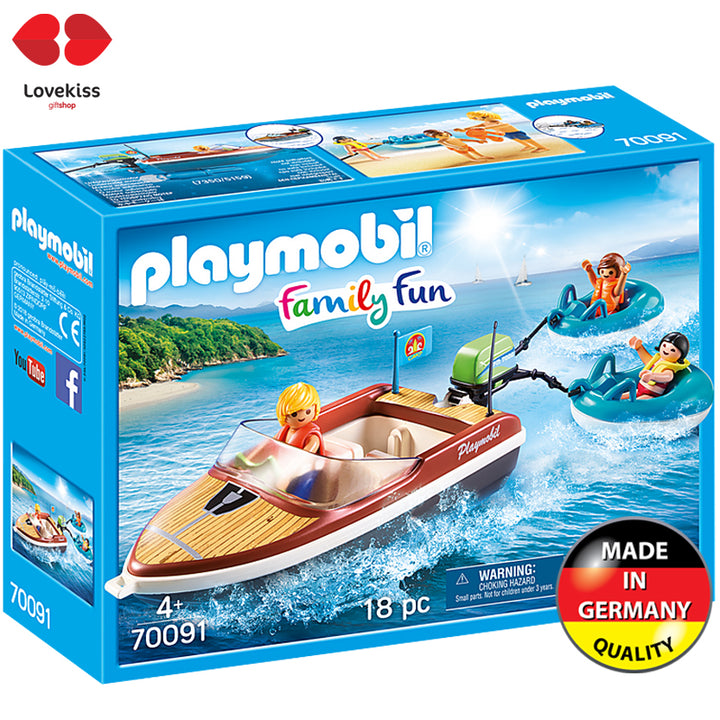 Playmobil Lancha con flotadores 70091