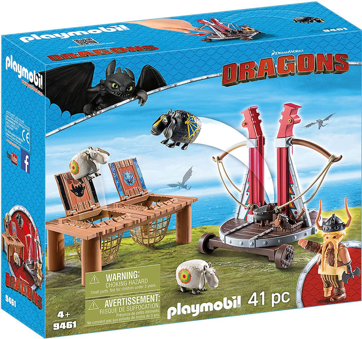 Playmobil Bocón con lanzadera de Ovejas 9461 -
