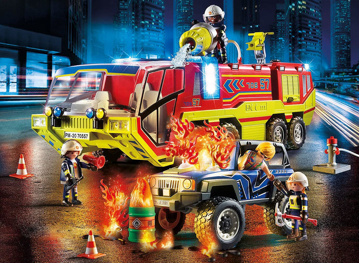 Playmobil Operación de rescate con camión bomberos 70557