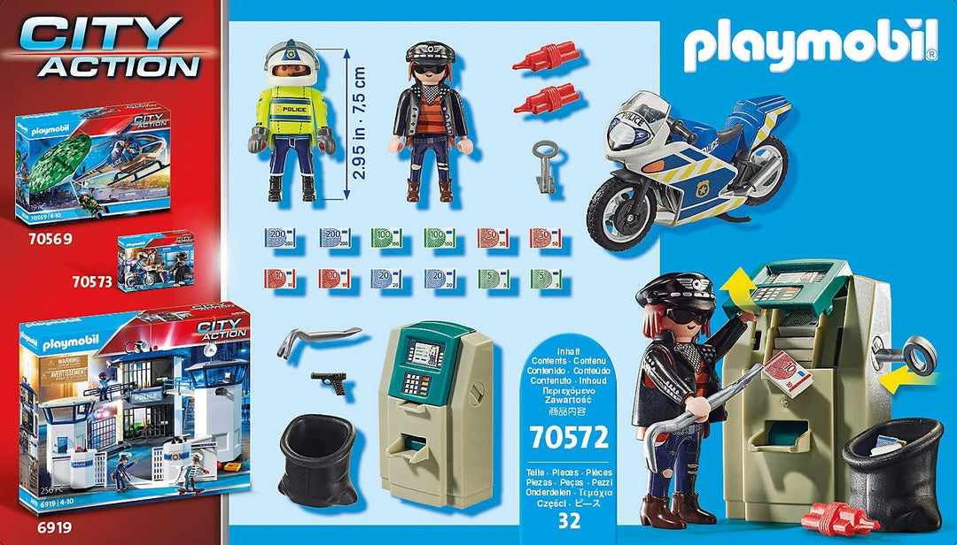 Playmobil Moto de policía 70572