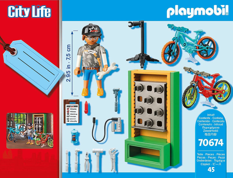Playmobil Set regalo Taller de e-bicicletas  70674 -