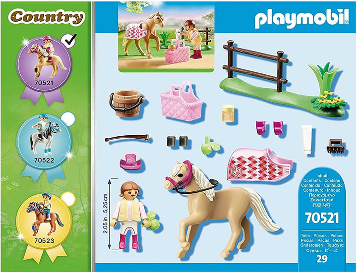 Playmobil Poni de equitación 70521 -