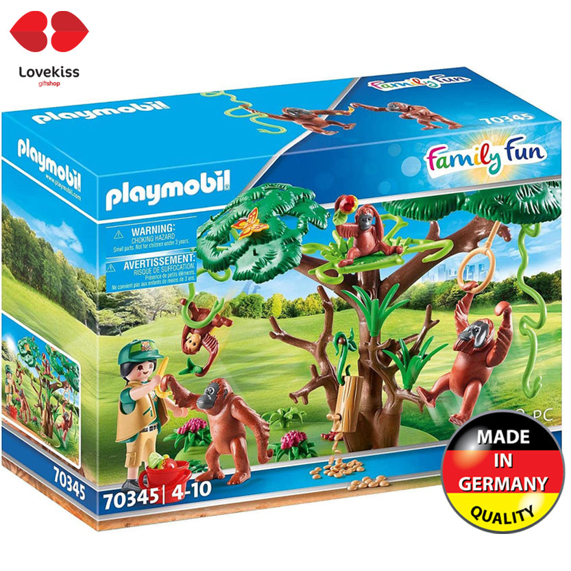 Playmobill Orangutanes con árbol 70345
