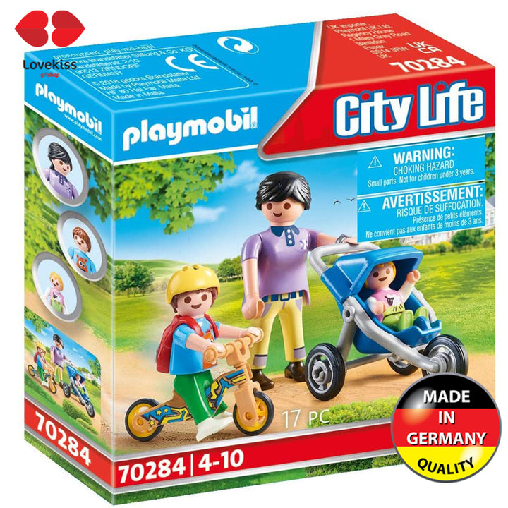 Playmobil Mamá con niños 70284