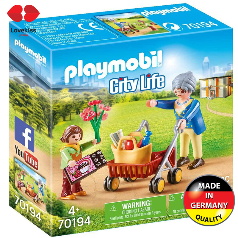 Playmobil Abuela con niña 70194