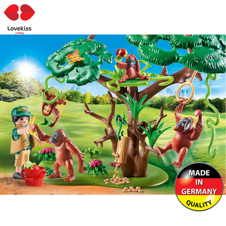 Playmobill Orangutanes con árbol 70345