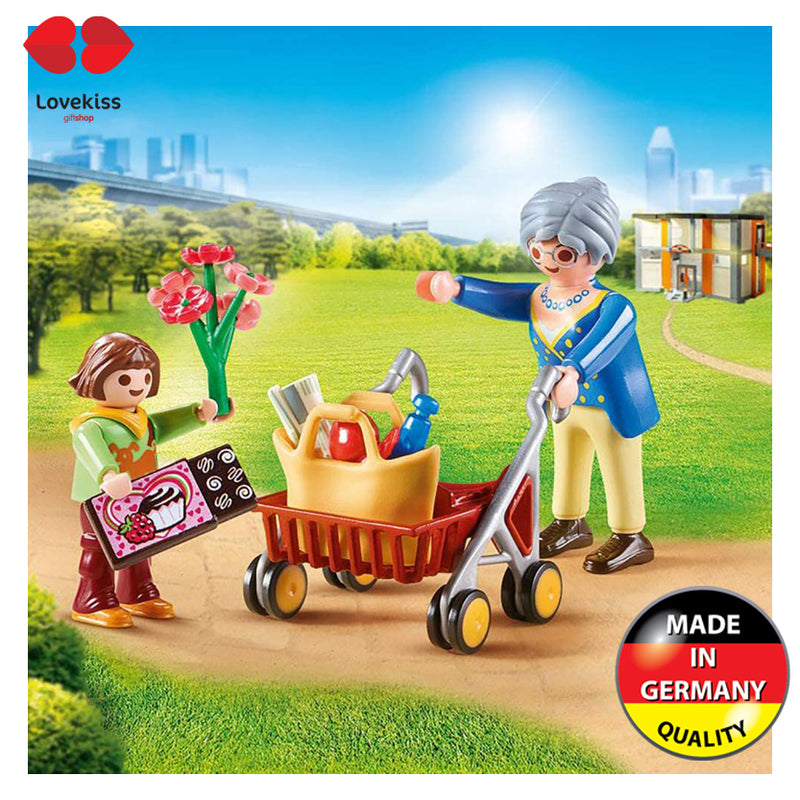 Playmobil Abuela con niña 70194