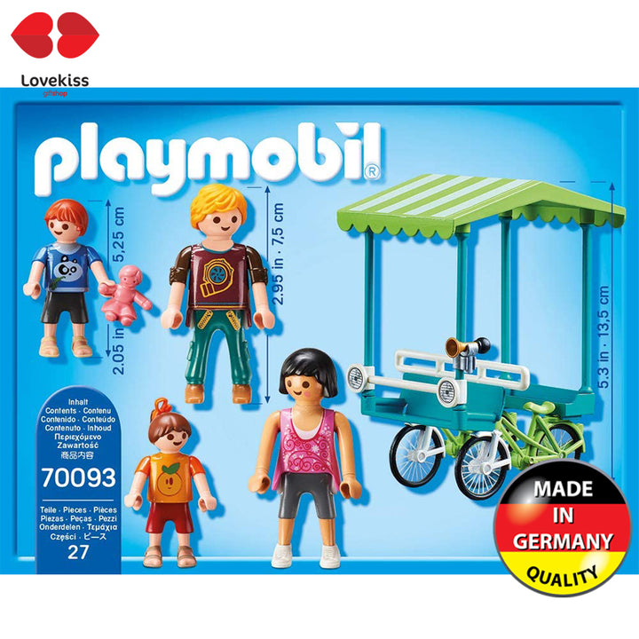 Playmobil Bicicleta familiar 70093