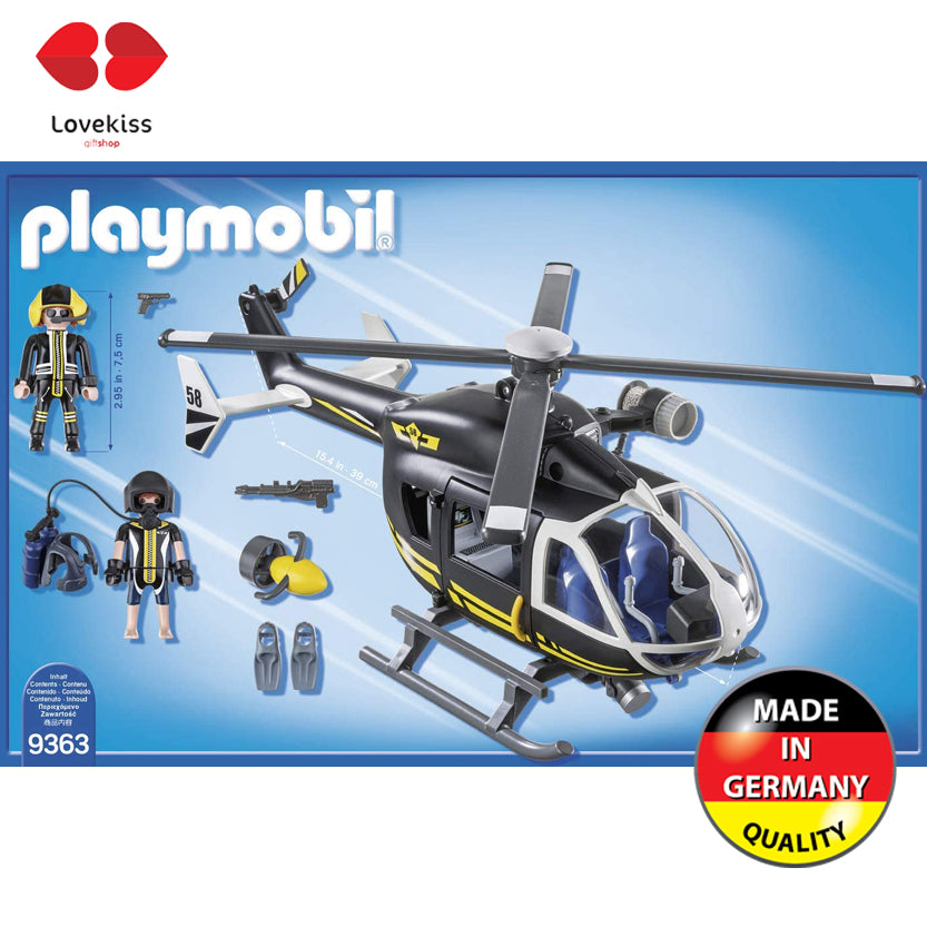 Playmobil Helicópetro Fuerzas especiales 9363