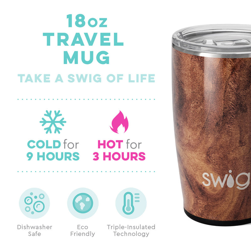 BLACK WALNUT TRAVEL MUG (18OZ)