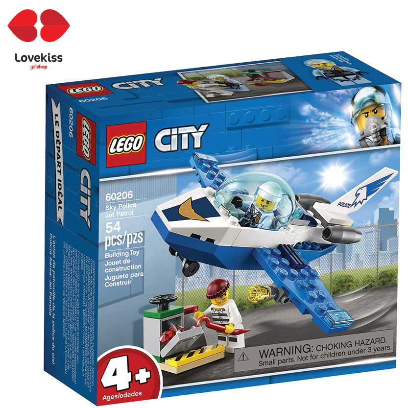 LEGO® City Policía Aérea Jet Patrulla 60206