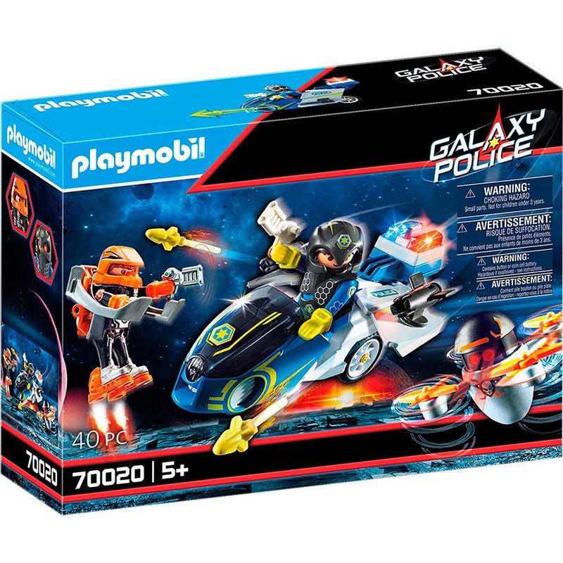 PLAYMOBIL POLICIA GALACTICA MOTO 70020 -