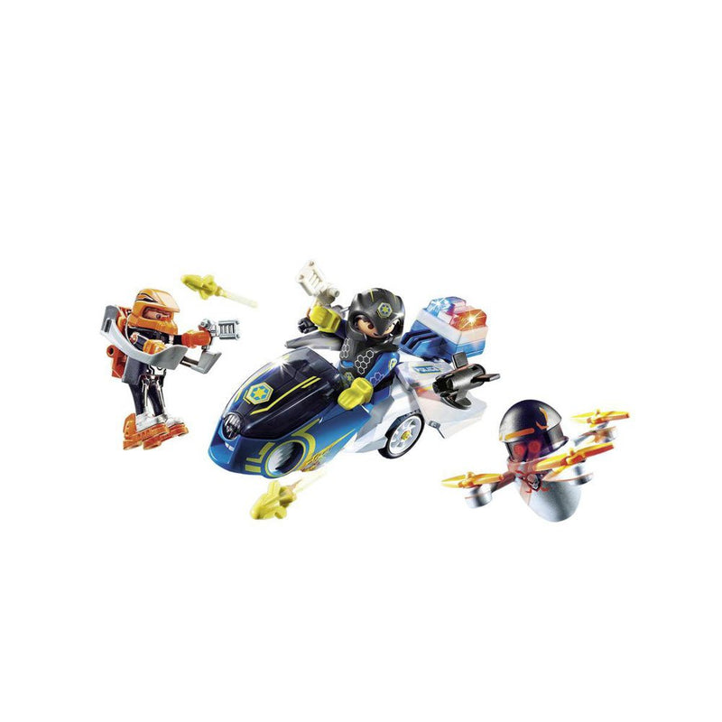 PLAYMOBIL POLICIA GALACTICA MOTO 70020 -
