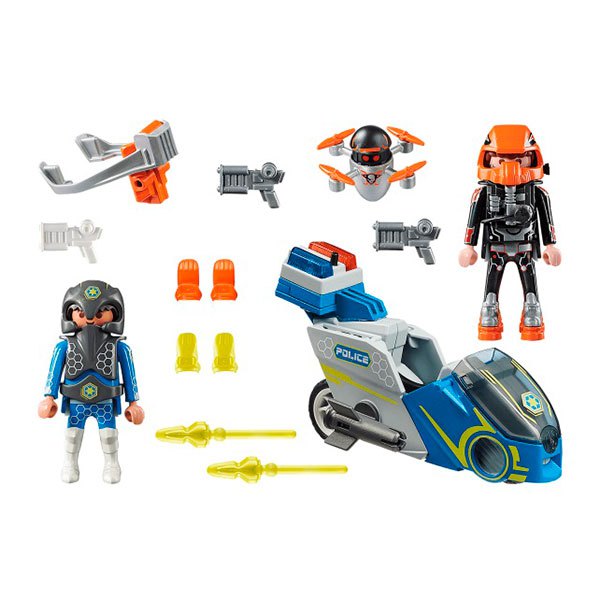 PLAYMOBIL POLICIA GALACTICA MOTO 70020 -